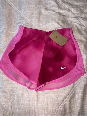 Nike Women's Two-Tone Pink Running Shorts